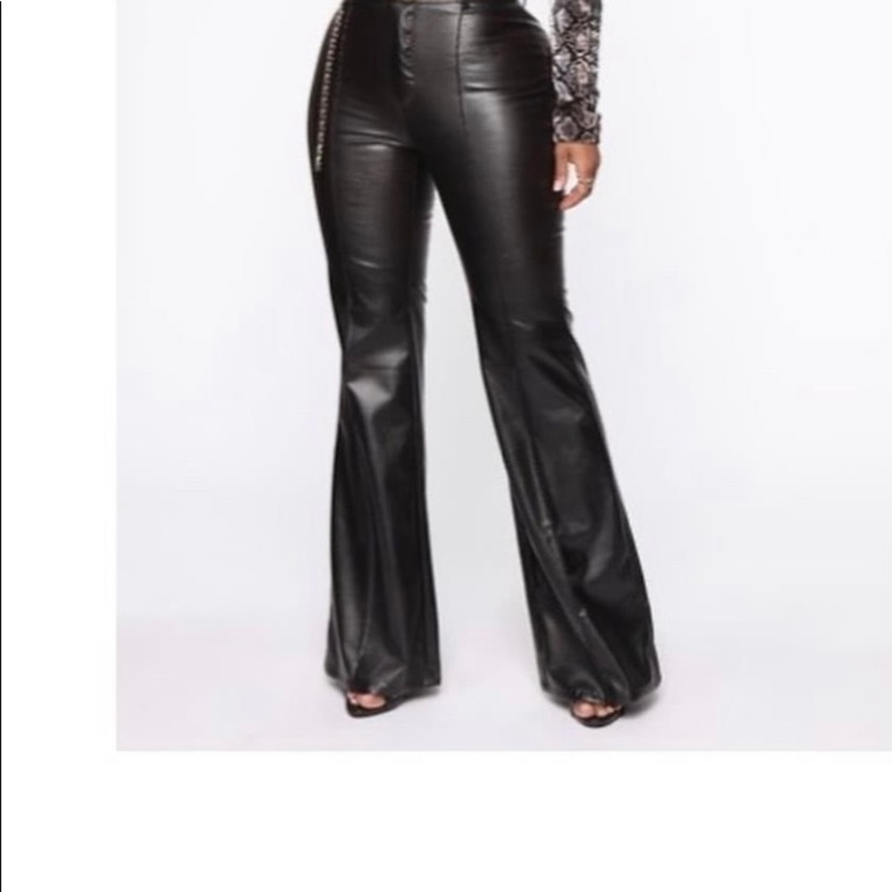 Faux Leather Pants